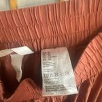 H&M  brown/aburn Midi Skirt with Tiered Design Photo 3