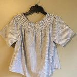 Willy Jay's small off the shoulder blue top White Size M Photo 1