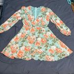 SheIn Floral dress. Never worn. Fully lined. Super cute. Photo 1