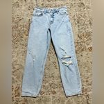 Abercrombie & Fitch  The Mom High Rise jeans size 8/29 light wash Photo 1