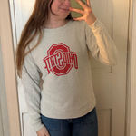Ohio state gray crewneck Photo 0