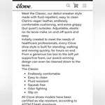 NEW Clove White Classic Nurse Shoes Size 6.5 Sneakers Photo 2