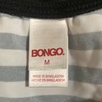 Bongo Medium JUNIORS BIKINI TOP NWT STRIPES BLACK WHITE Flowers y2k Photo 5