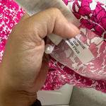 J.Crew Collection puff-sleeve pink floral plunging V-neck maxi dress size 8 Photo 12