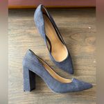 Banana Republic ☀️  navy Madison 12-Hour Block-Heel Pump Photo 15