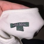 Wild Fable Cream Tie Front Crop T-Shirt Photo 3