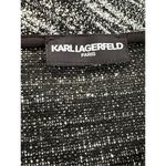 Karl Lagerfeld Paris Button Up Gray Heathered blazer jacket size 1X Photo 2