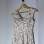 Lulu's Love Swept White Lace Midi Skater‎ Dress Size XS Photo 4