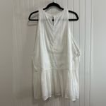 Free People women mini dress,White Sleeveless Size M Photo 6