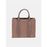 David Jones  Canvas Tote‎ Handbag with Contrast Leather Handles Photo 2
