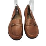 Clarks Leather Loafers Flats Comfort Shoes Brown Slip On Round Toe Size 8M Photo 2