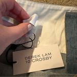 Derek Lam  10 Crosby LTD Light Denim  Asymmetric Ruffle Slit Long Pencil Skirt 10 Photo 10