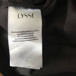 Lysse  Dark Brown Vegan Leather Faux stretch Moto motorcycle biker jacket women M Photo 9