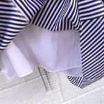 Parker  Striped One Shoulder Ruched Mini Dress New Photo 11