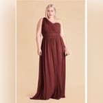 Birdy Grey Birdie Grey Grace Convertible Dress in Chiffon Rosewood Size Large NWT Photo 10