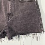 ZARA Women's Black A-line Raw Hem Denim Jeans Size 6 Photo 2