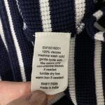 Emberley Striped Dress XS Blue White Short Sleeve Nautical Coastal Preppy Resort Photo 5