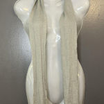 Greenbrier International Scarf Womens One Size Gray Knit Fringe Acrylic Winter Photo 0