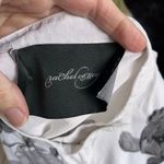 Rachel Comey Women's White And Black 100% Silk Floral Print Blouse Size 8 Photo 8