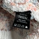 POL  Knit Hoodie Sweater Size Small V-Neck Pullover Diamond Pattern Photo 10