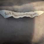 Soft Surroundings  Jacqueline Shirt Button Down Tunic Long Sleeve Collared Tan XL Photo 2