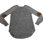 RD Style Crewneck Knit Pullover Tunic Sweater w/ Elbow Patches Size Medium Photo 1