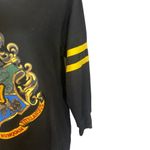 Harry Potter Black Cotton Blend Draco Logo Front Sweatshirt Women Sz S Photo 4