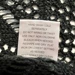 Pink republic  Black Crochet Knit Cardigan 3/4 Length Sleeves Hippie Boho Size XS Photo 8