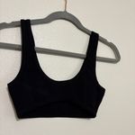 Mate the Label NWOT Organic Comfort Scoop Bralette Jet Black Small Photo 3