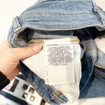 Mango MNG Boot Crop Mid Rise Jeans Raw Hem Blue 6 Photo 3