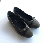 Munro Shoes American Women JOSIE Flats brown Black Crosshatch Size 8W Wi… Photo 1