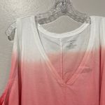 Lane Bryant NWT  Pink Ombre V-Neck Top plus size 26/28 Photo 1