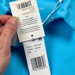 NWT Sport Haley Zip Up Polo Small Blue Photo 8