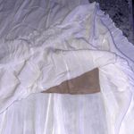 Karen Kane White Tiered Maxi Skirt Women Medium Festival Cottagecore Whimsy Boho Photo 11