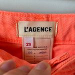 L'Agence NWT  Milana Low Rise Stovepipe‎ Jeans Womens Size 23 Shocking Orange Photo 3