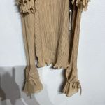 Kaelyn Max II Taupe Long Sleeve Blouse Sz 1X NWT Tan Photo 3