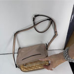 Tignanello BELLA Rose Gold Leather Crossbody Bag EUC Belt Bag Convertible purse Pink Photo 6