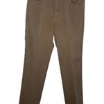 Escada Womens Brown Pleated Straight Leg Pants Size 40 (US 8 Photo 0
