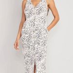 Old Navy Sleeveless Button-Front Linen-Blend Maxi Dress Photo 0