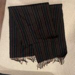 Striped Black and pink women’s 100%cashmere made England Scarf 65 Long Photo 0