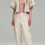 Lululemon Wundermost Ultra-Soft Nulu Square-Neck Long-Sleeve Bodysuit Pink L Photo 2