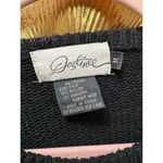 Vintage Women's Black Copper Beaded Jewel Pullover Sweater Silk Angora M Size M Photo 1