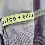 Alice + Olivia  Karolina Tie Front Maxi Dress in Vintage Summer Lavender Fields Photo 7