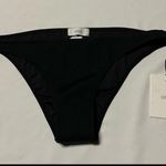 ONIA - Ashley Bikini Bottoms Solid Rib Black Size Medium NWT Photo 5