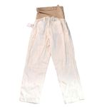 A pea in the pod  Linen Blend White And Ran Cuffed Pants Size XS Photo 6