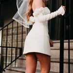 By Watters Mini Dress White Size 2 Photo 4