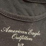 American Eagle Low Back Black Crop Top T Shirt - size small Photo 2