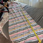 Talbots  Painterly Stripe Henley Midi Dress. Size Medium. Photo 11