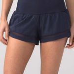 Lululemon navy mesh trim lulu lemon shorts Photo 0