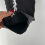 DG2 Diane Gilman Stretch Charcoal Gray Leopard Sequin Side Stripe Skinny Jean Size 10 Photo 6